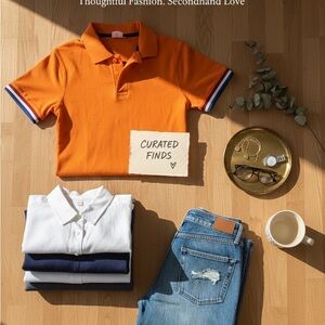 Orange Polo Shirt